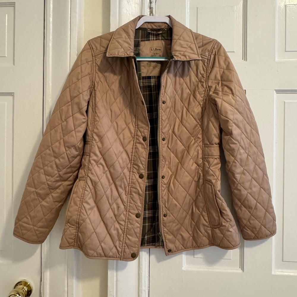 L.L. Bean Women's Brown Quilted Puffer Jacket